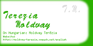 terezia moldvay business card